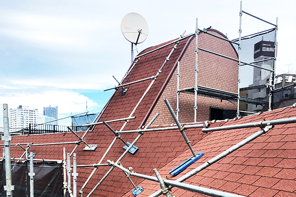 横浜市中区 Nマンション様~アスファルトシングル葺き替え